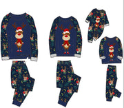 Family Pajamas Suit Baby Christmas Parent-child Pajamas 1111