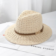 Lady Literature Retro Fashion Foldable Hollow Sun Hat
