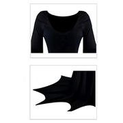 Black Costume Womens Gothic Witch Bat Sleeve Dress Halloween Cosplay Costumes Vintage Carnival Party Outfit 1111