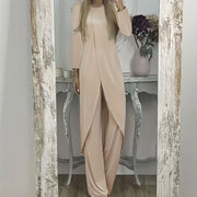 Casual Long Sleeve Two-piece Loose Round Neck