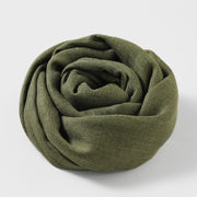 Artistic Sunscreen Solid Color Cotton And Linen Scarf 1111