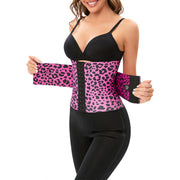 Sports Fitness Leopard Print Winding Waist