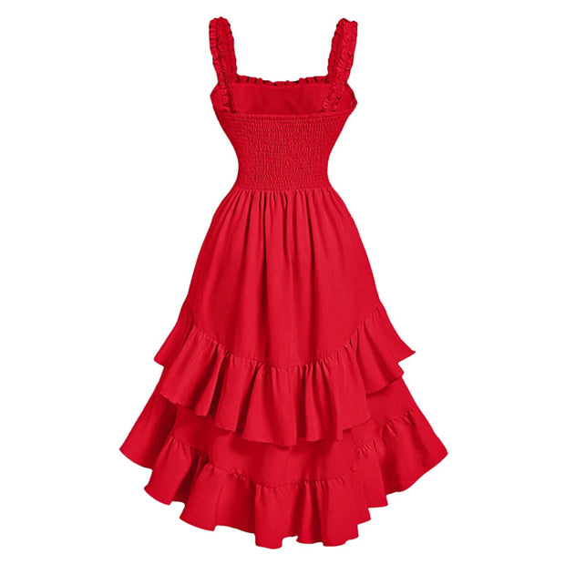 Slim Fit Sexy All-matching Suspenders Dress Women 111