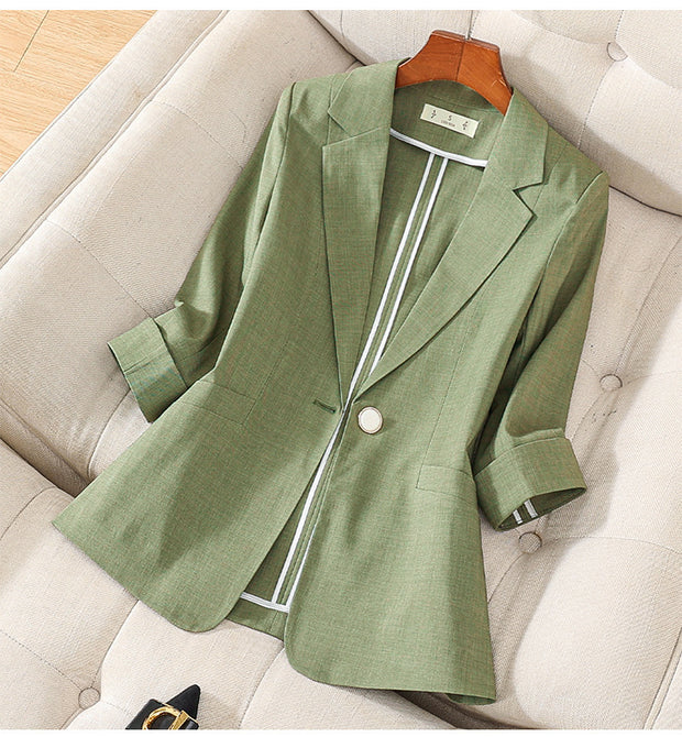 Coat For Women New Summer High-grade Temperament Top Half Sleeve