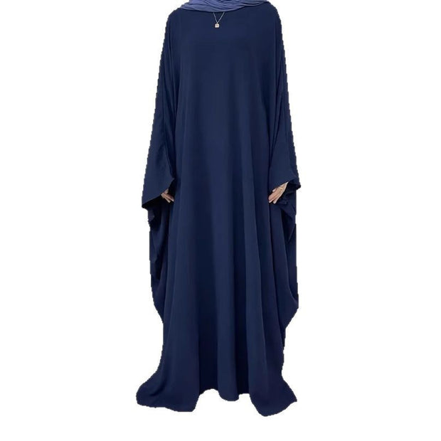 Robe Loose Solid Color Women Dress 111