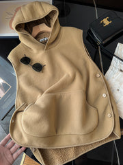 Couple's Lambswool Fleece Vest Warm