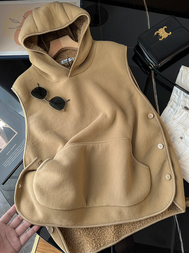 Couple's Lambswool Fleece Vest Warm